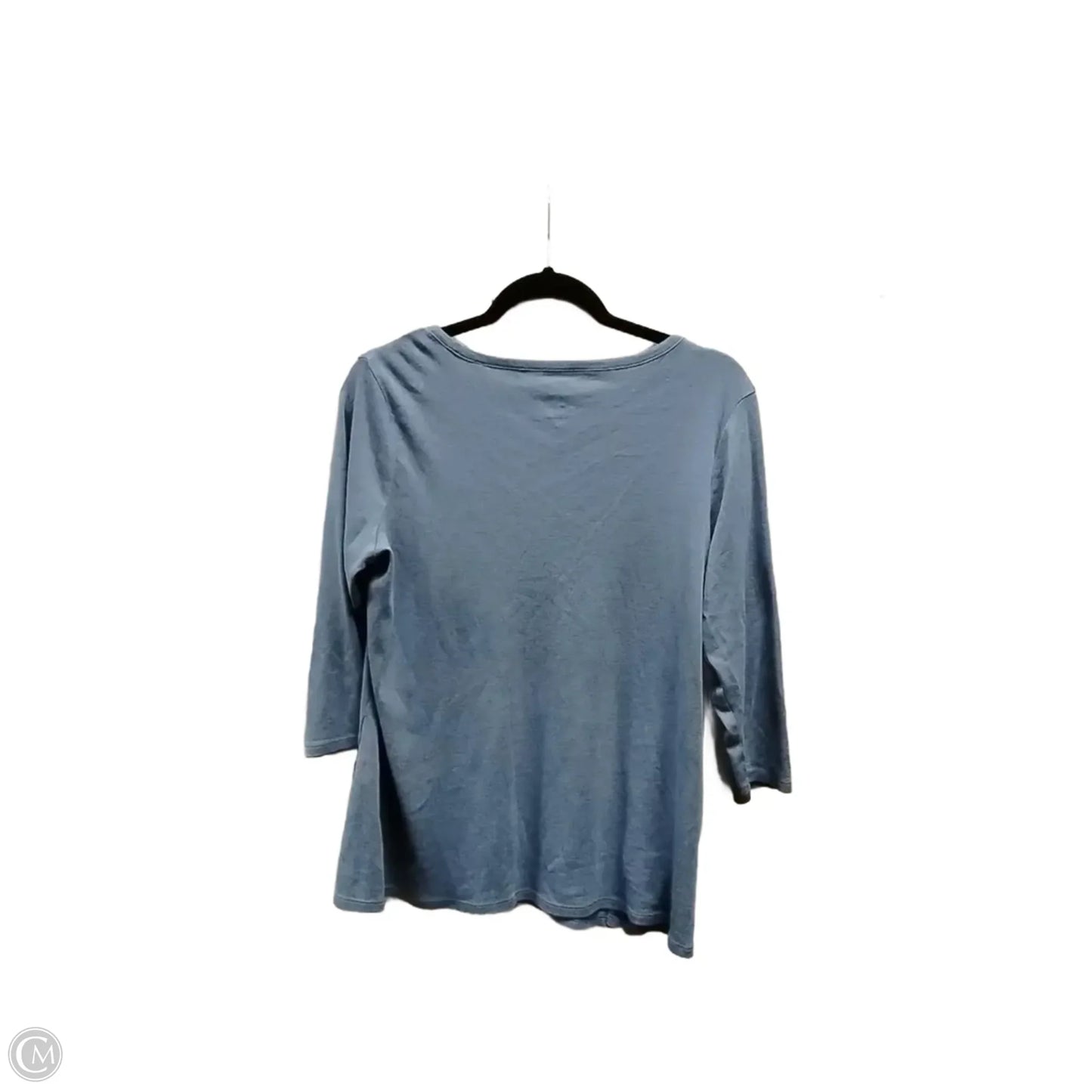 Top Long Sleeve Basic By Pure Jill In Blue, Size: M
