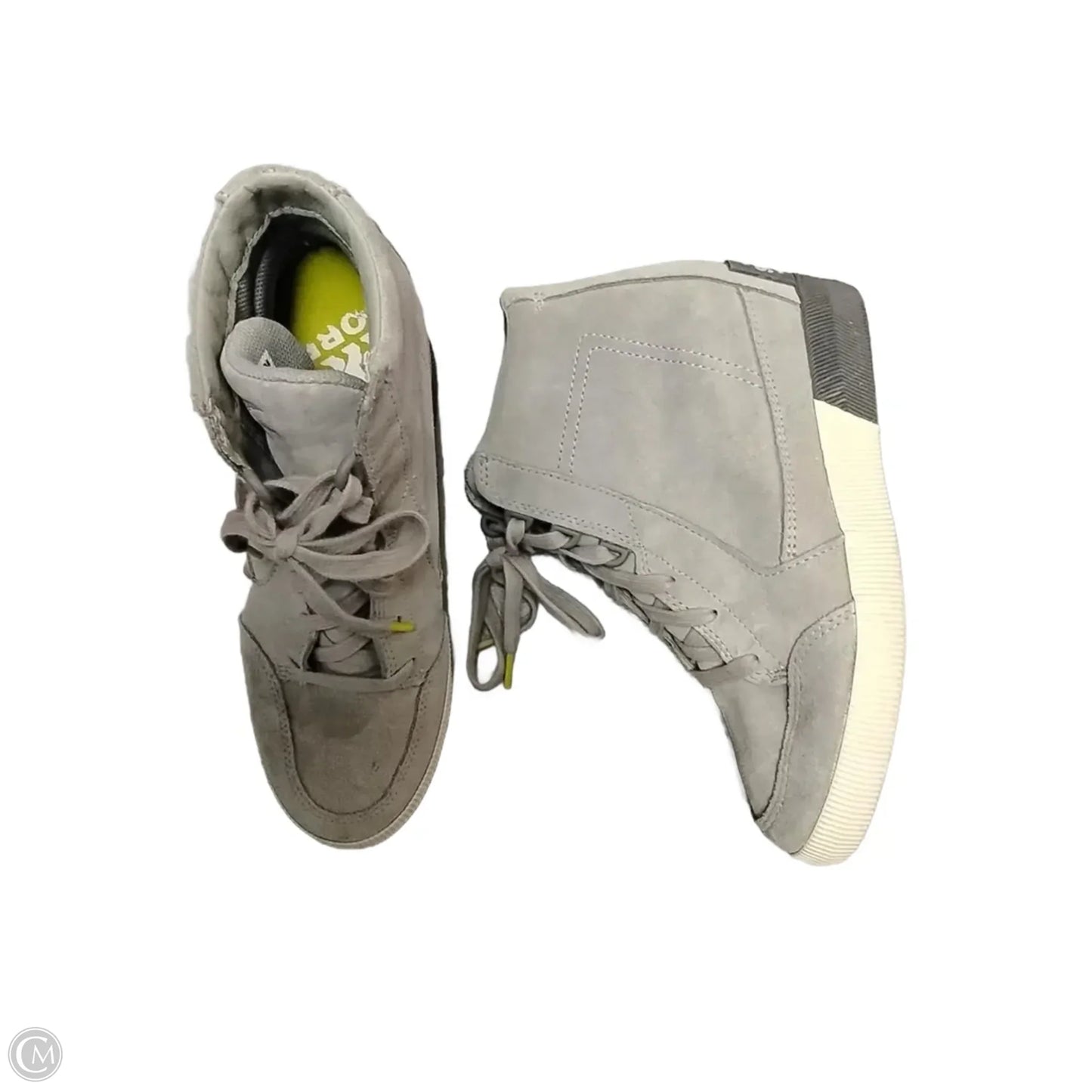 Boots Ankle Heels By Sorel In Green, Size: 8