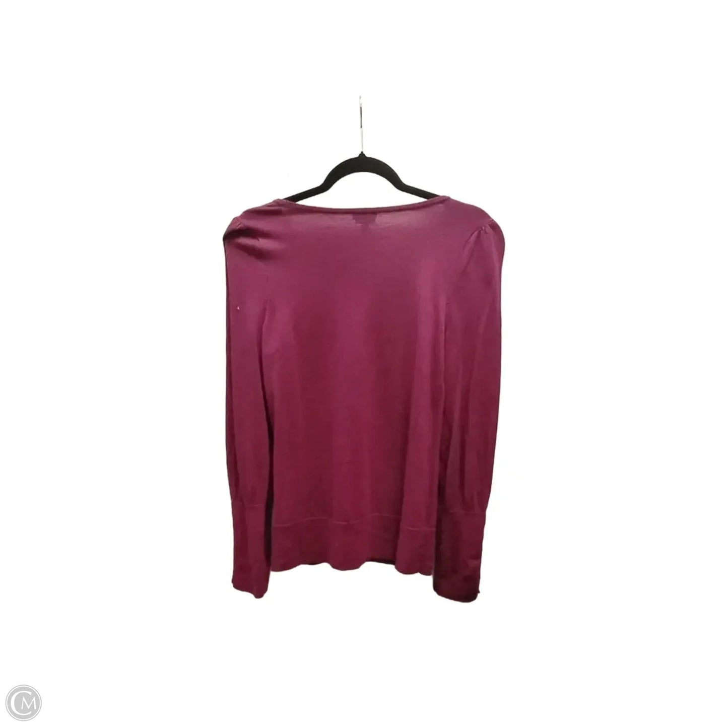 Top Long Sleeve By Talbots In Purple, Size: M