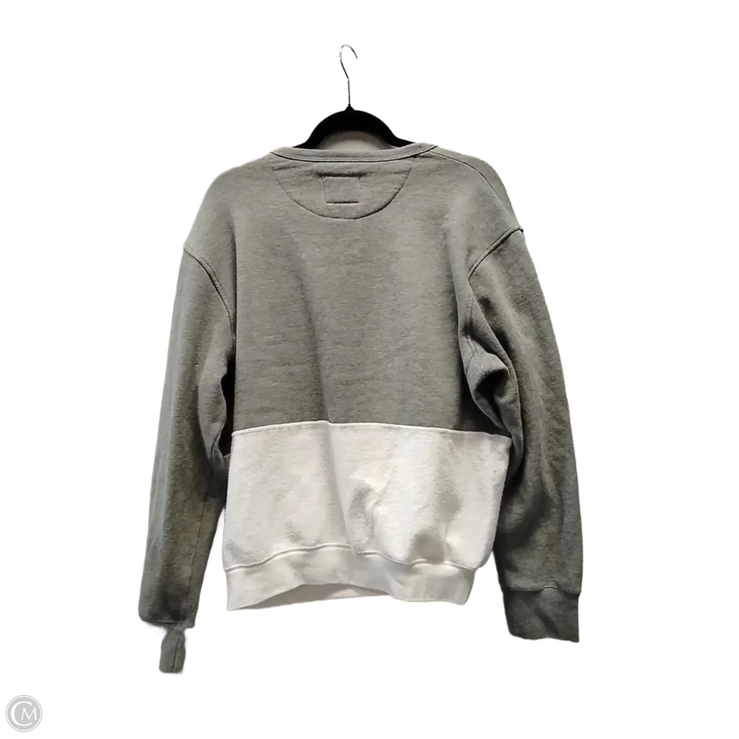 Sweatshirt Crewneck By Clothes Mentor In Grey, Size: L
