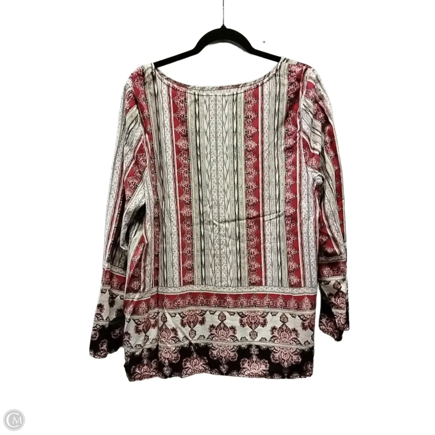 Top Long Sleeve By J. Jill In Striped Pattern, Size: Xl