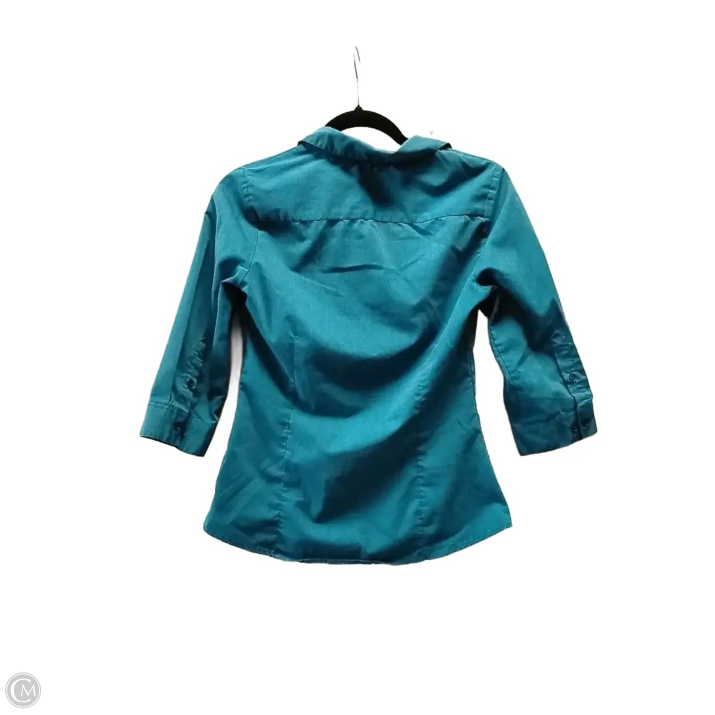 Top 3/4 Sleeve By Clothes Mentor In Blue, Size: S