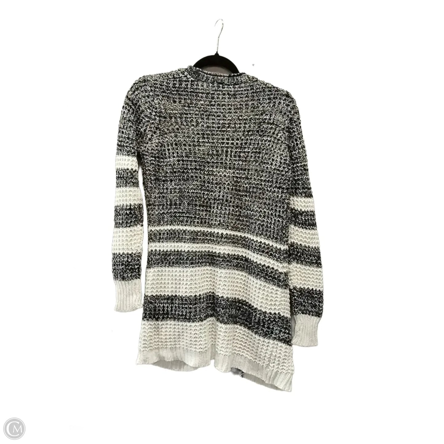 Cardigan By Poof In Grey & White, Size: S