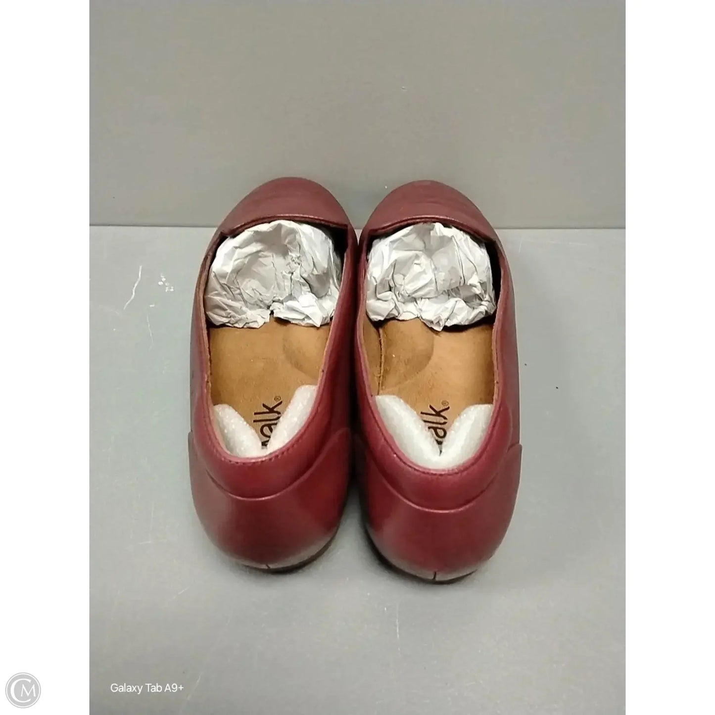 Shoes Flats By Clothes Mentor In Red, Size: 10