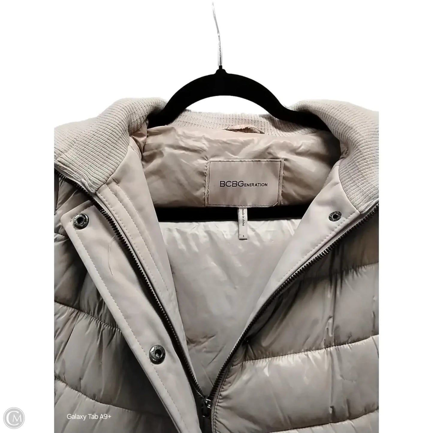 Coat Puffer & Quilted By Bcbgeneration In Pink, Size: S