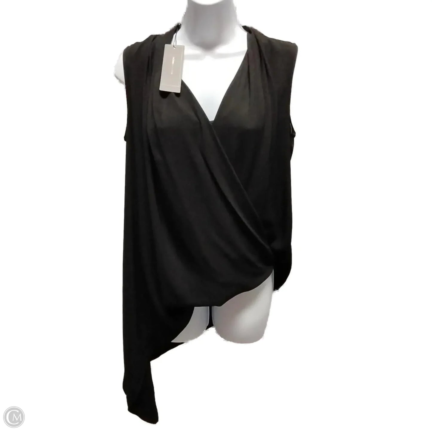 Blouse Sleeveless By Bcbgmaxazria In Black, Size: Xs