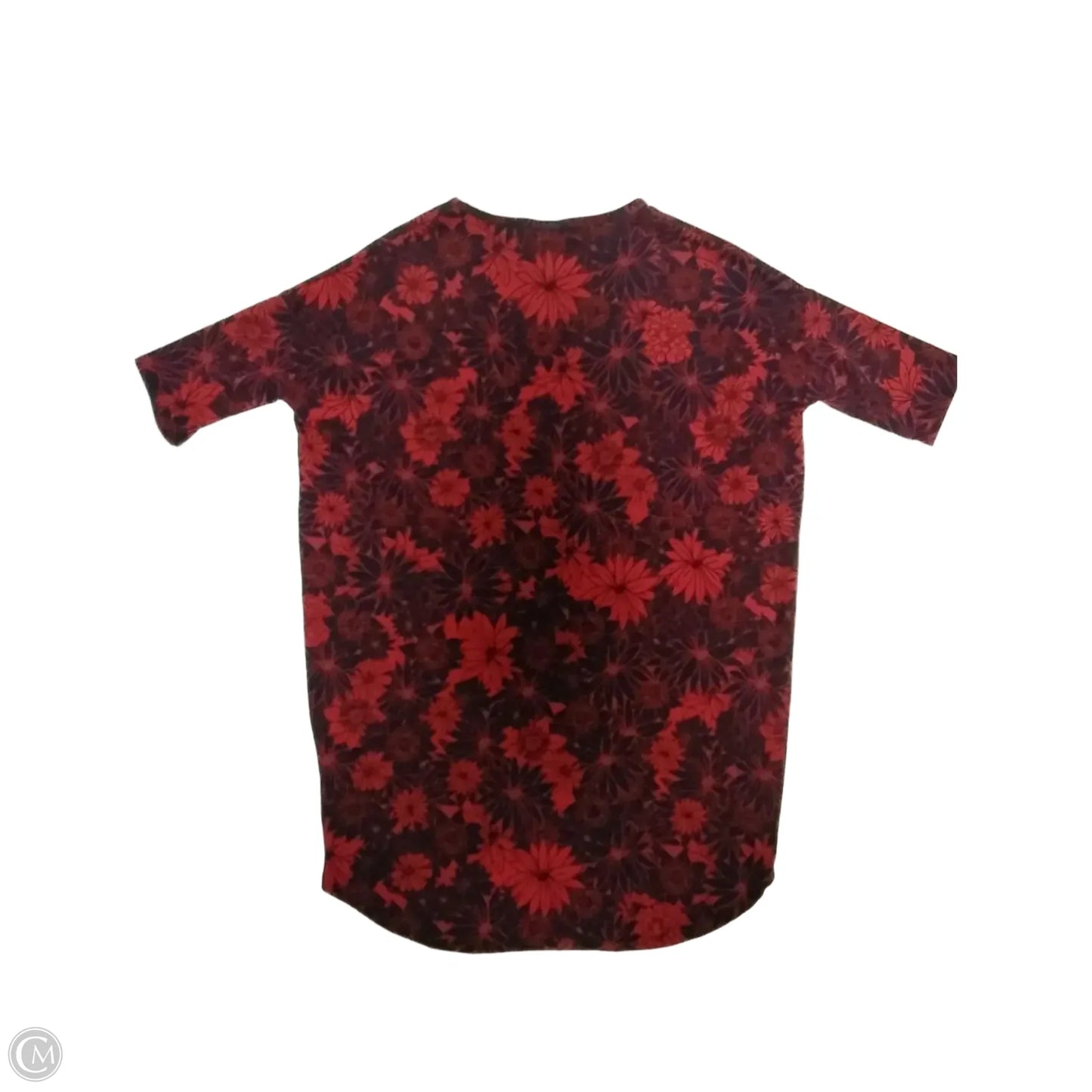 Top Short Sleeve By Lularoe In Red, Size: Xxs