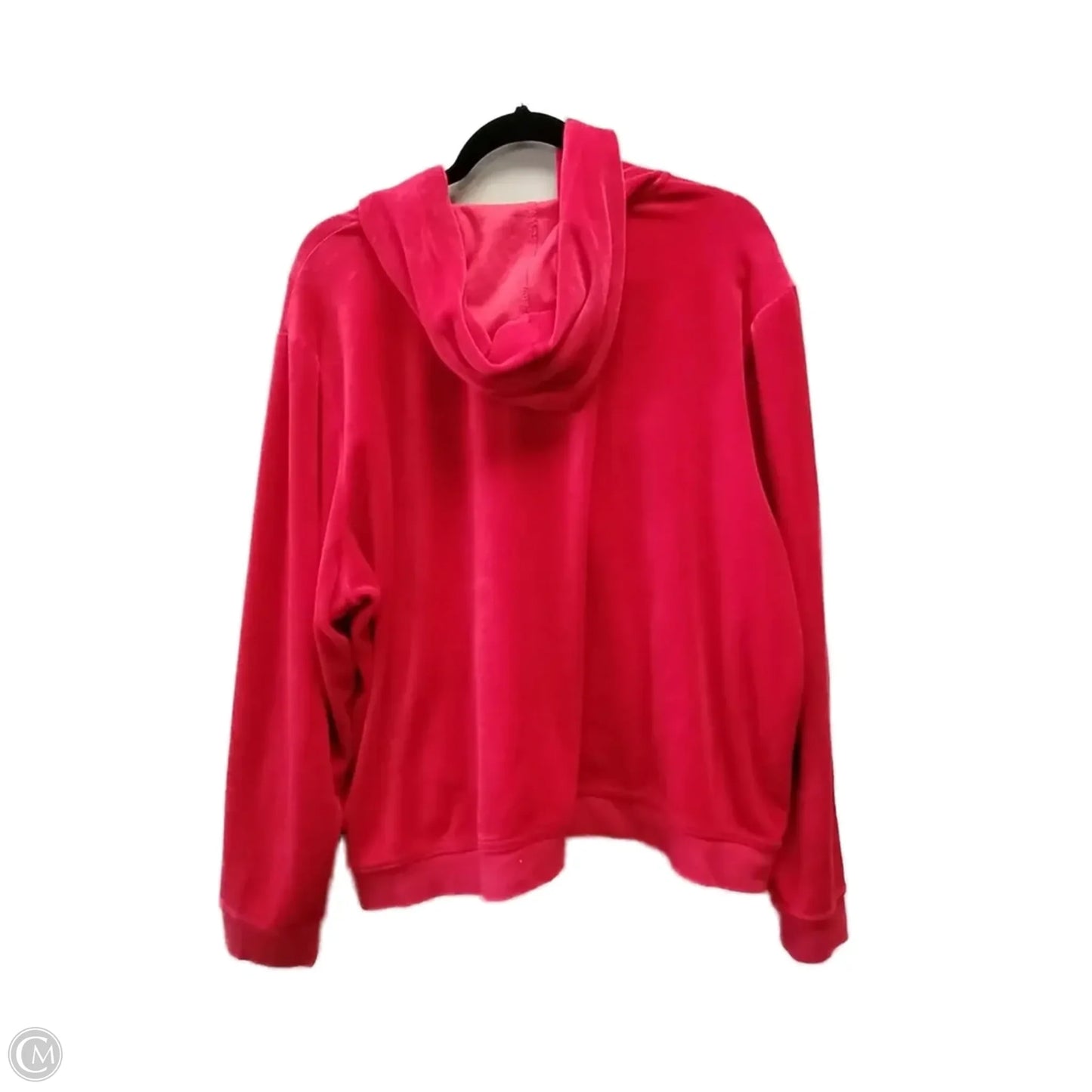 Sweatshirt Hoodie By Cato In Red, Size: 22