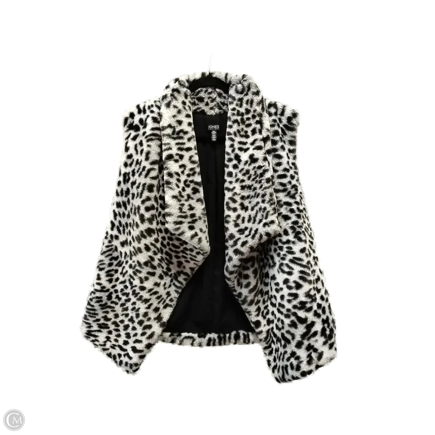 Vest Faux Fur & Sherpa By Jones New York In Yellow, Size: Xl