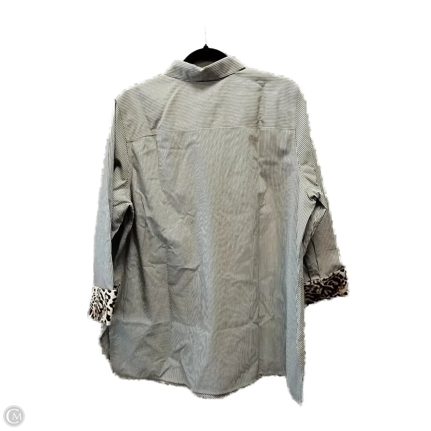 Top Long Sleeve By Chicos In Animal Print, Size: 3