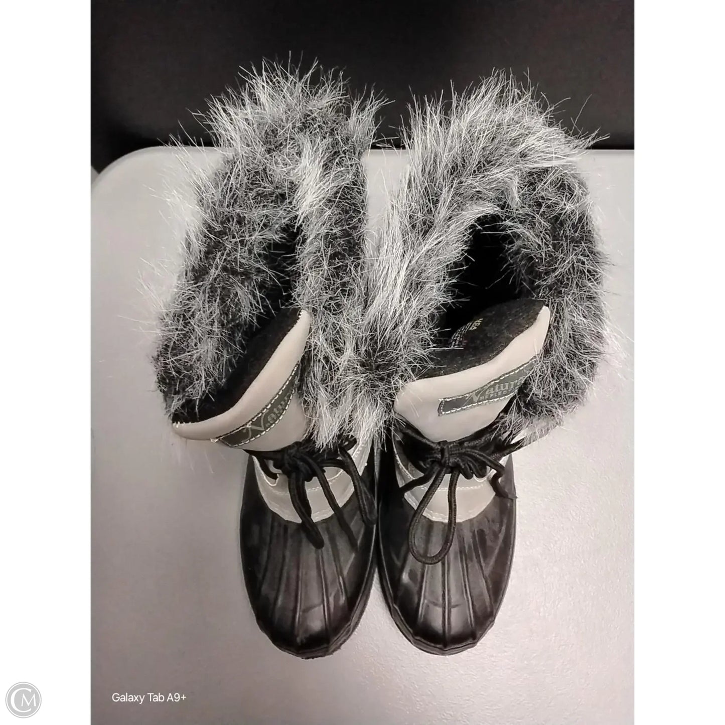 Boots Snow By Natural Reflections In Plaid Pattern, Size: 10