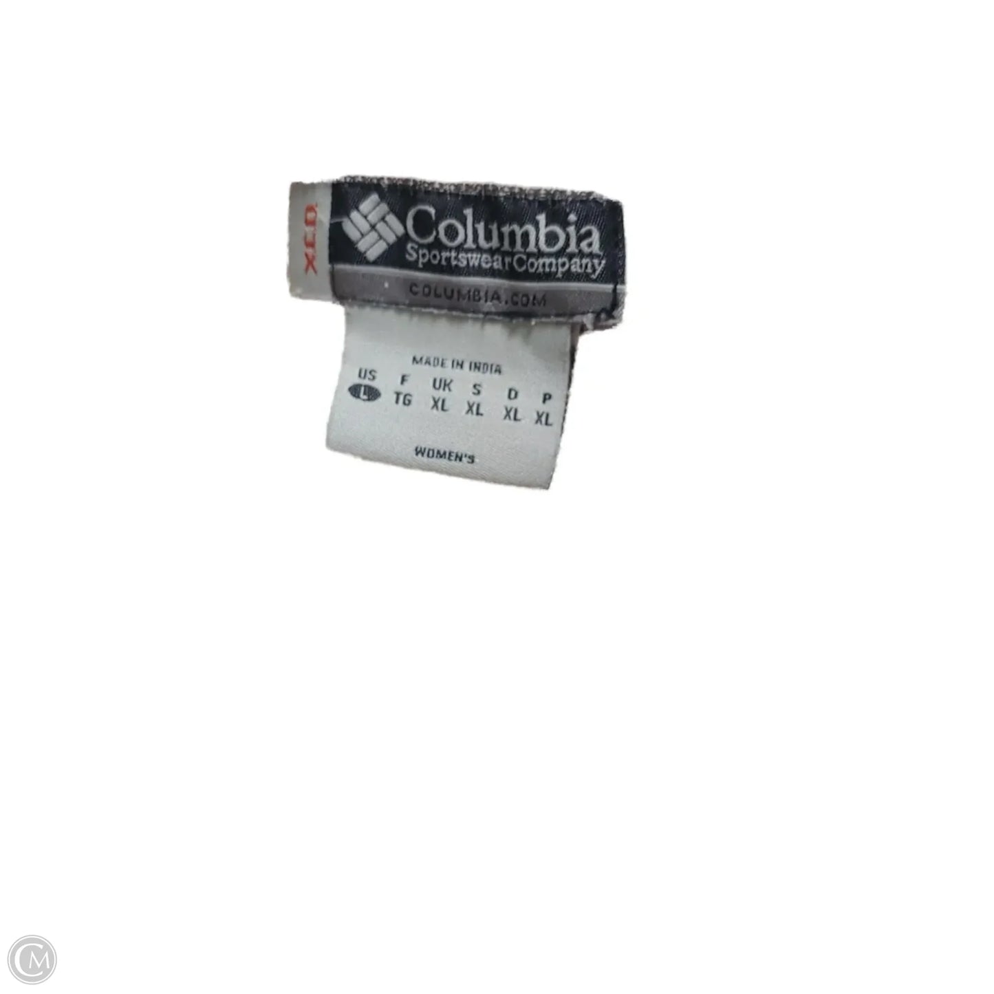 Top Long Sleeve By Columbia In Striped Pattern, Size: L