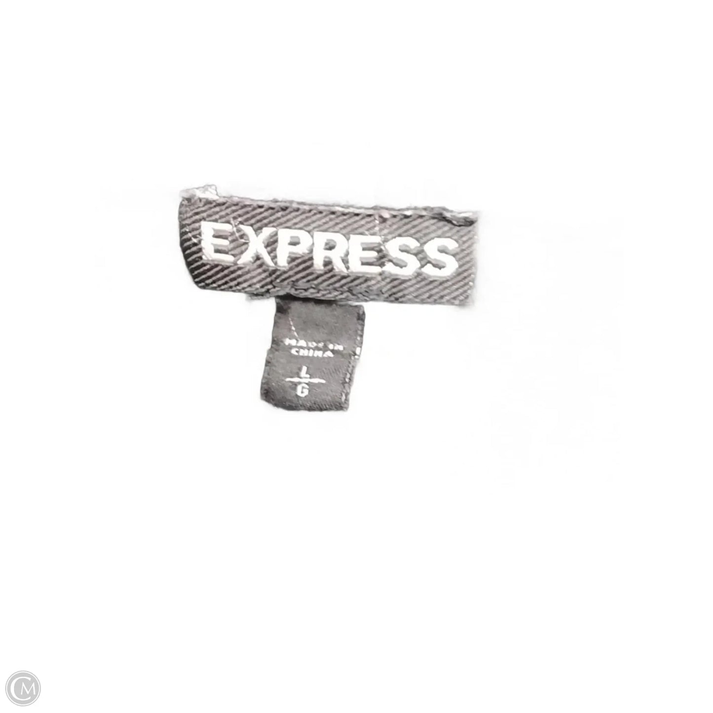 Cardigan By Express In Grey, Size: L