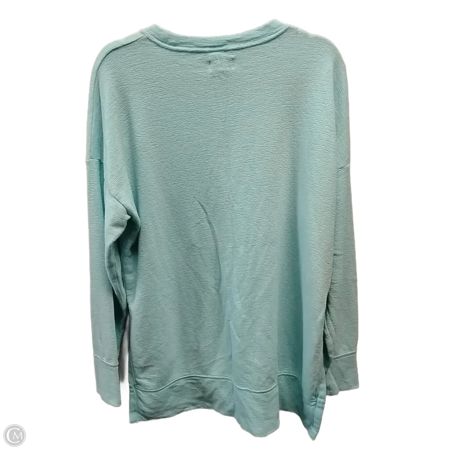 Top Long Sleeve By Aerie In Blue, Size: M