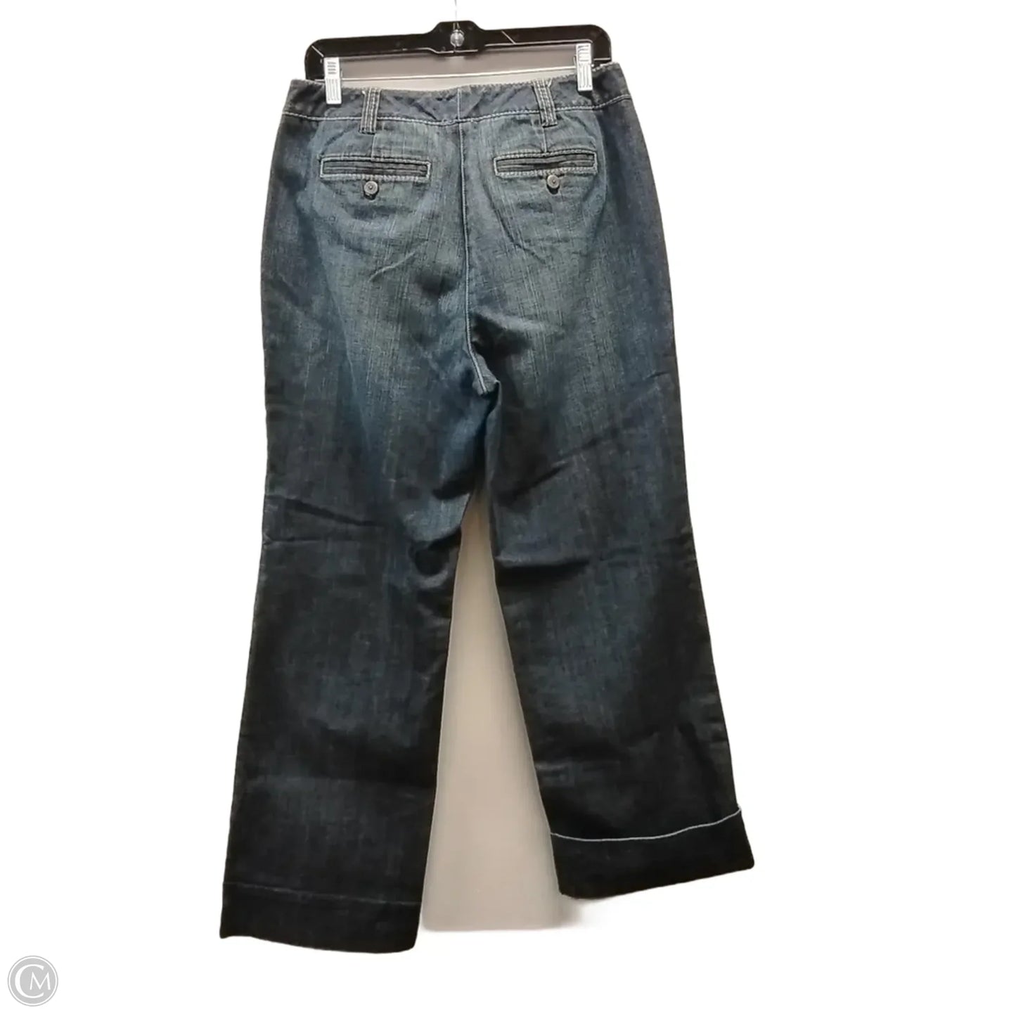 Jeans Wide Leg By Talbots In Blue Denim, Size: 12
