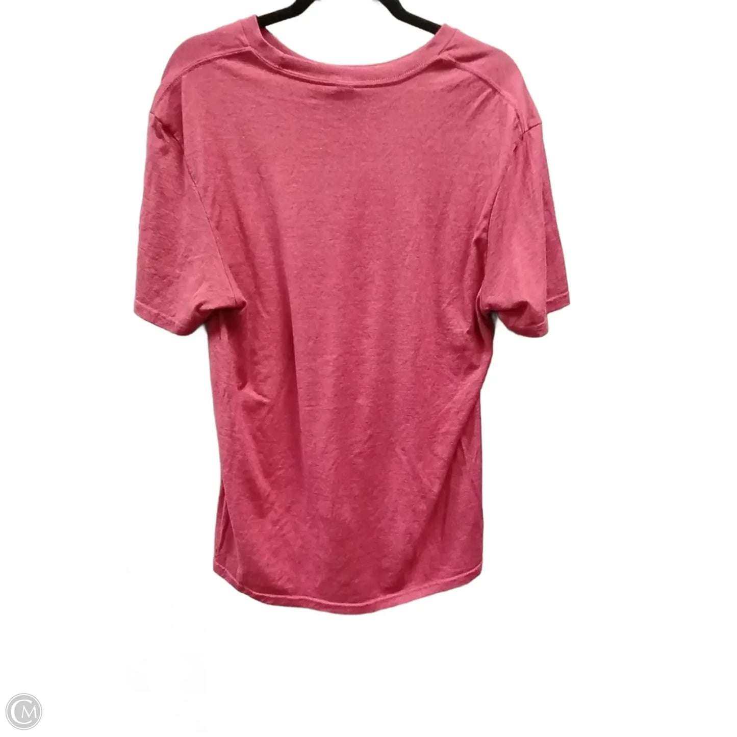 Top Short Sleeve Basic By District In Red, Size: L