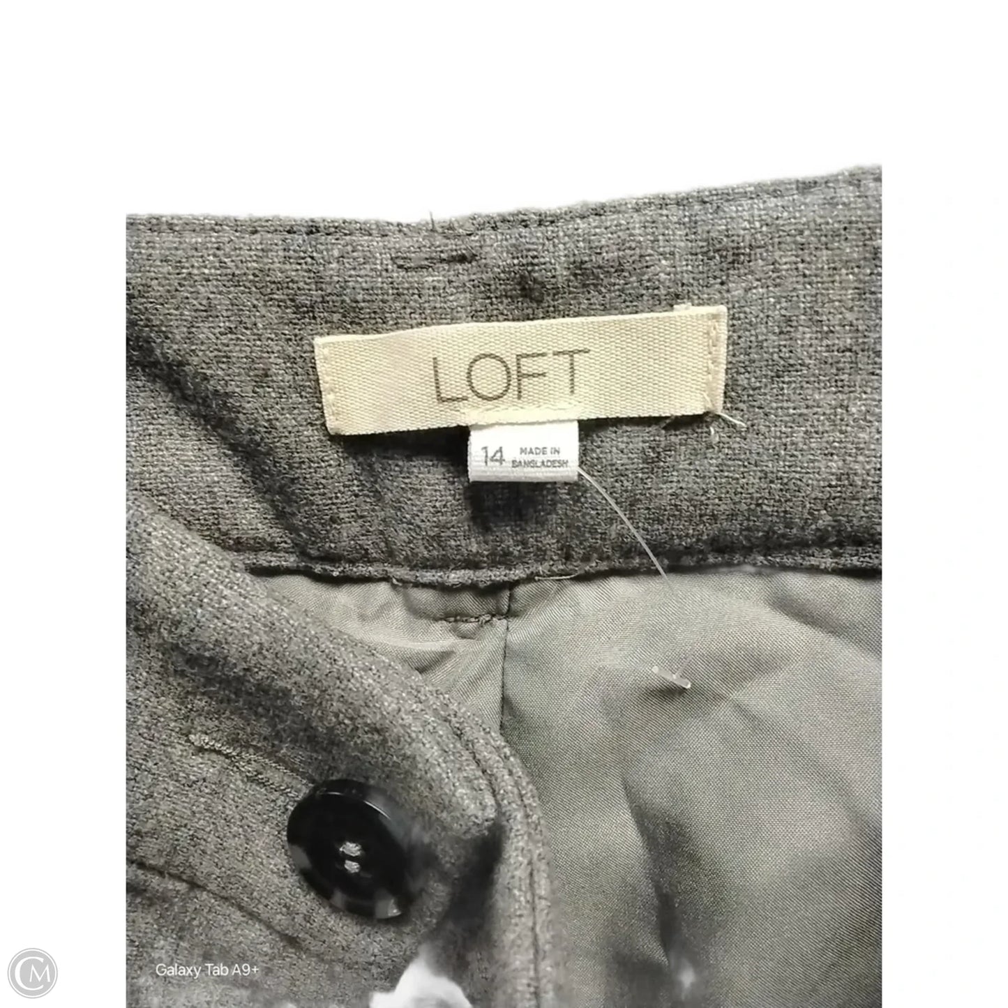 Pants Dress By Loft In Grey, Size: 14