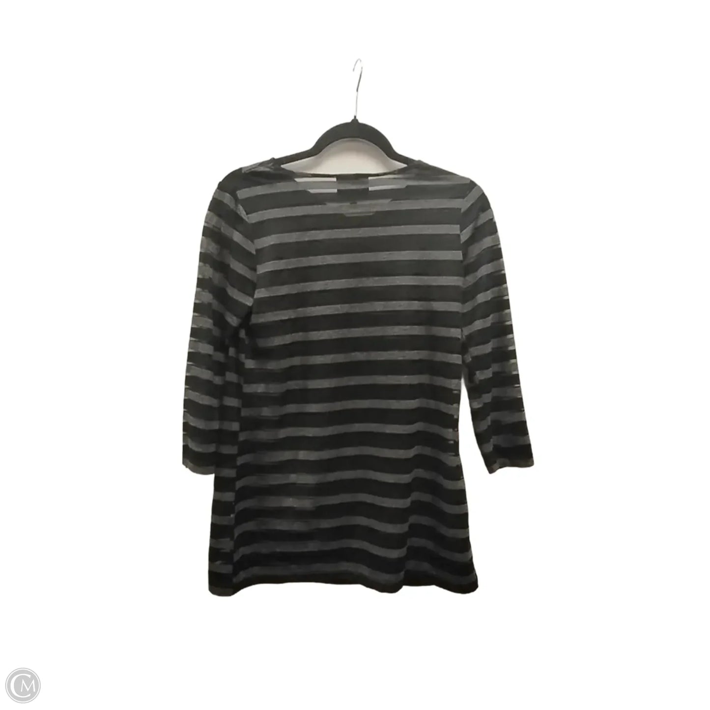 Blouse Long Sleeve By Clothes Mentor In Striped Pattern, Size: Xs