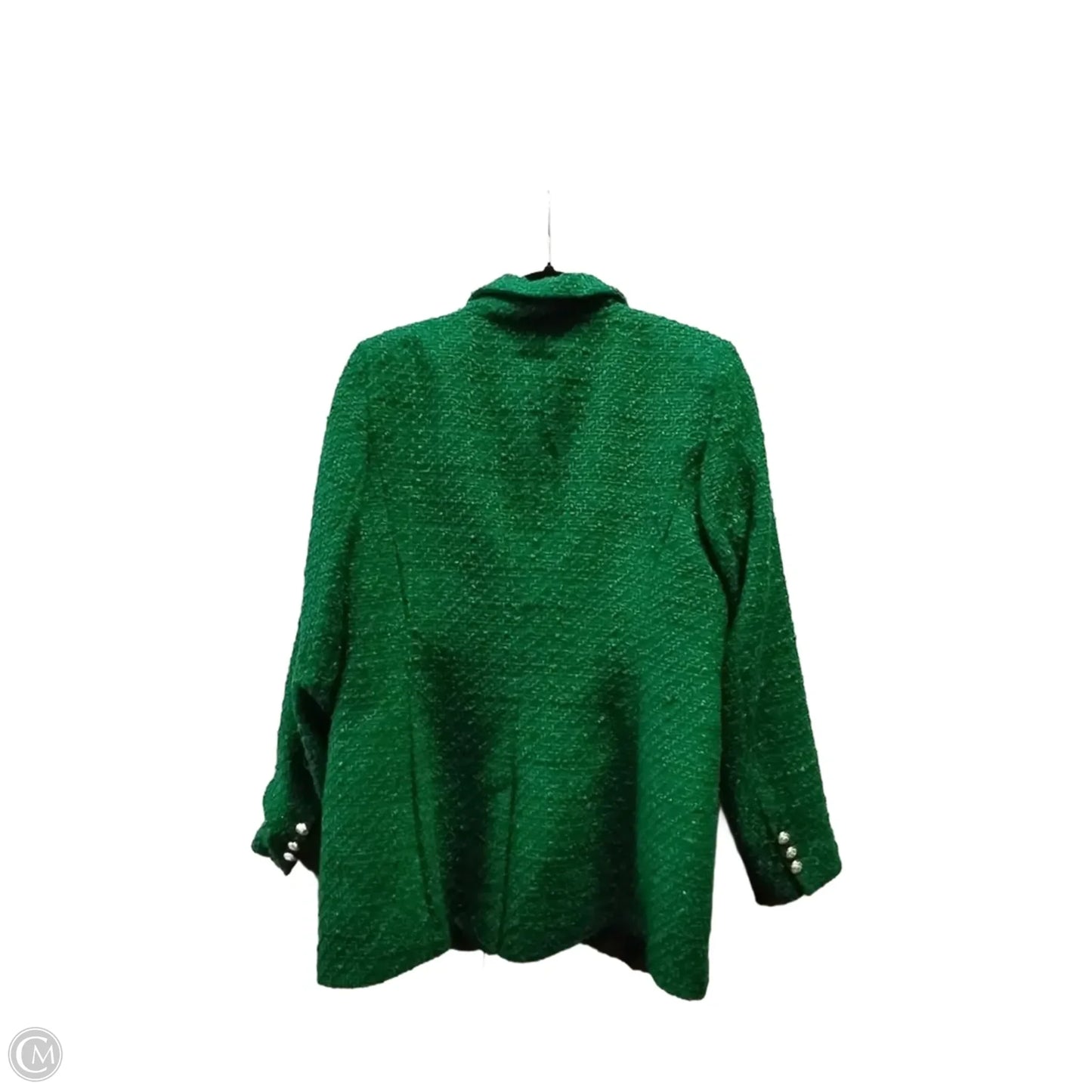 Blazer By Maison Damelie In Green, Size: M