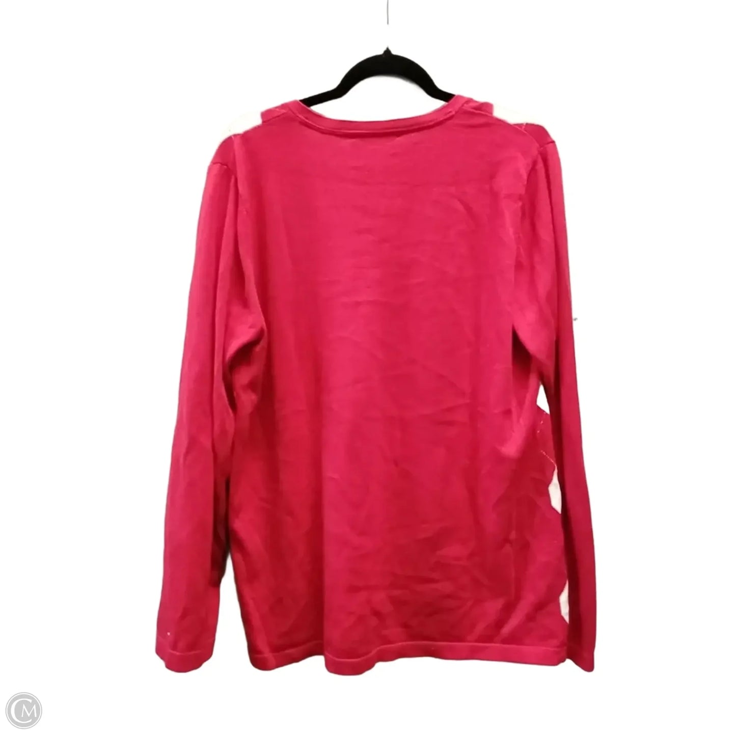 Sweater By Tommy Hilfiger In Red & White, Size: Xl