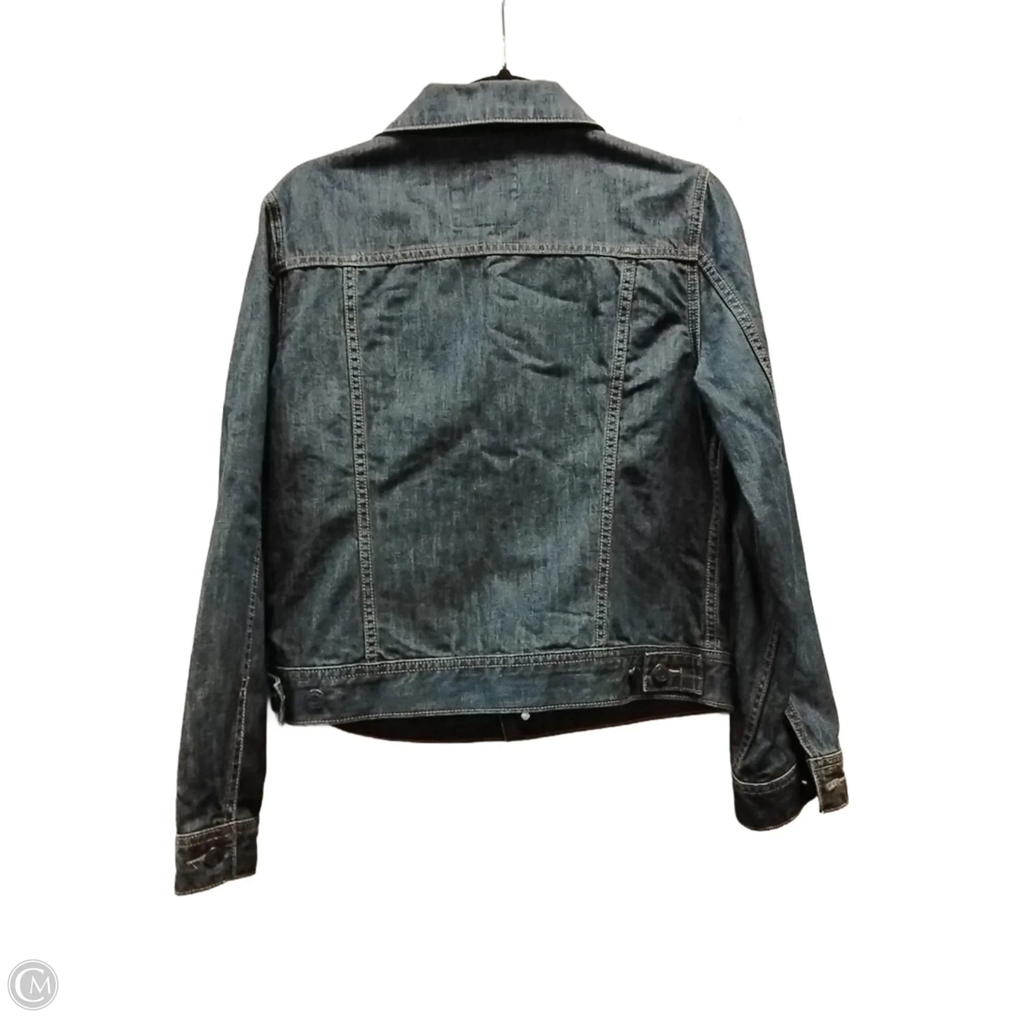 Jacket Denim By Talbots In Blue Denim, Size: M