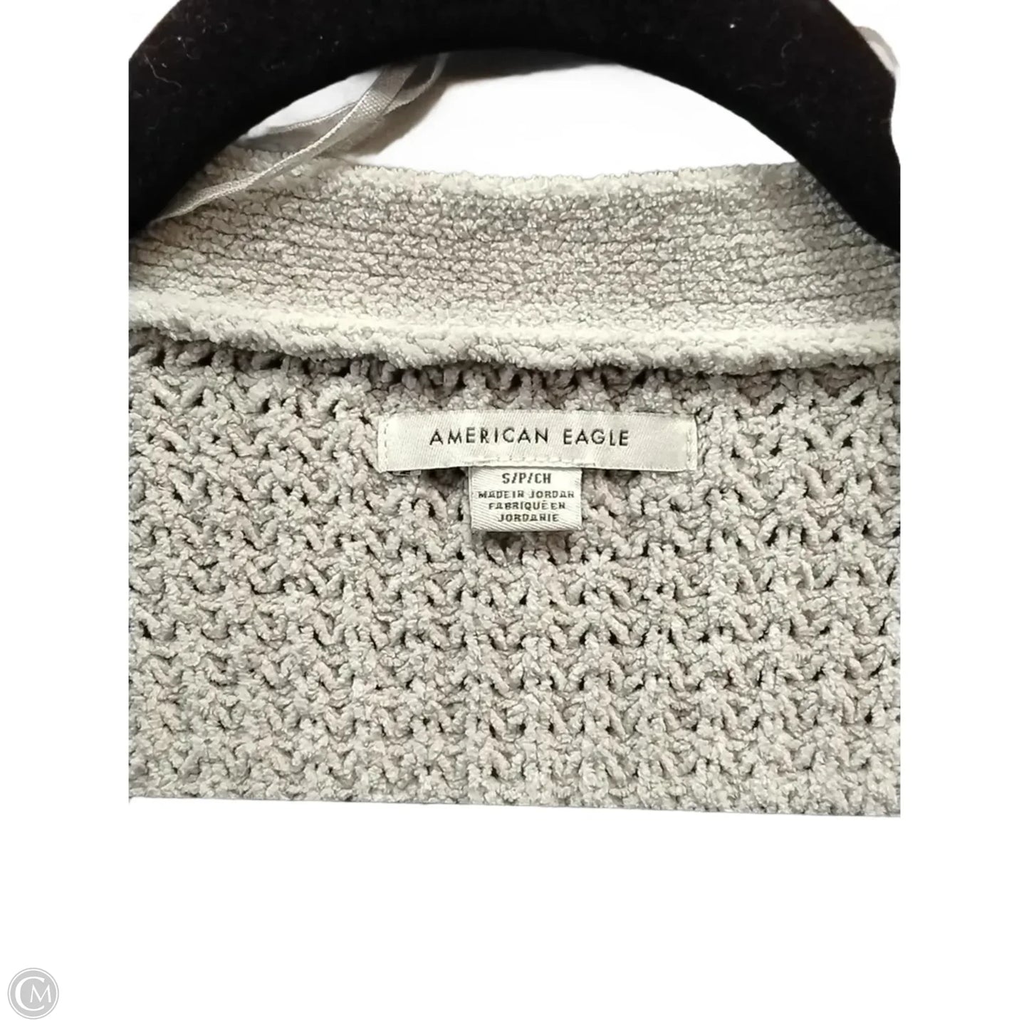 Sweater Cardigan By American Eagle In Grey, Size: S