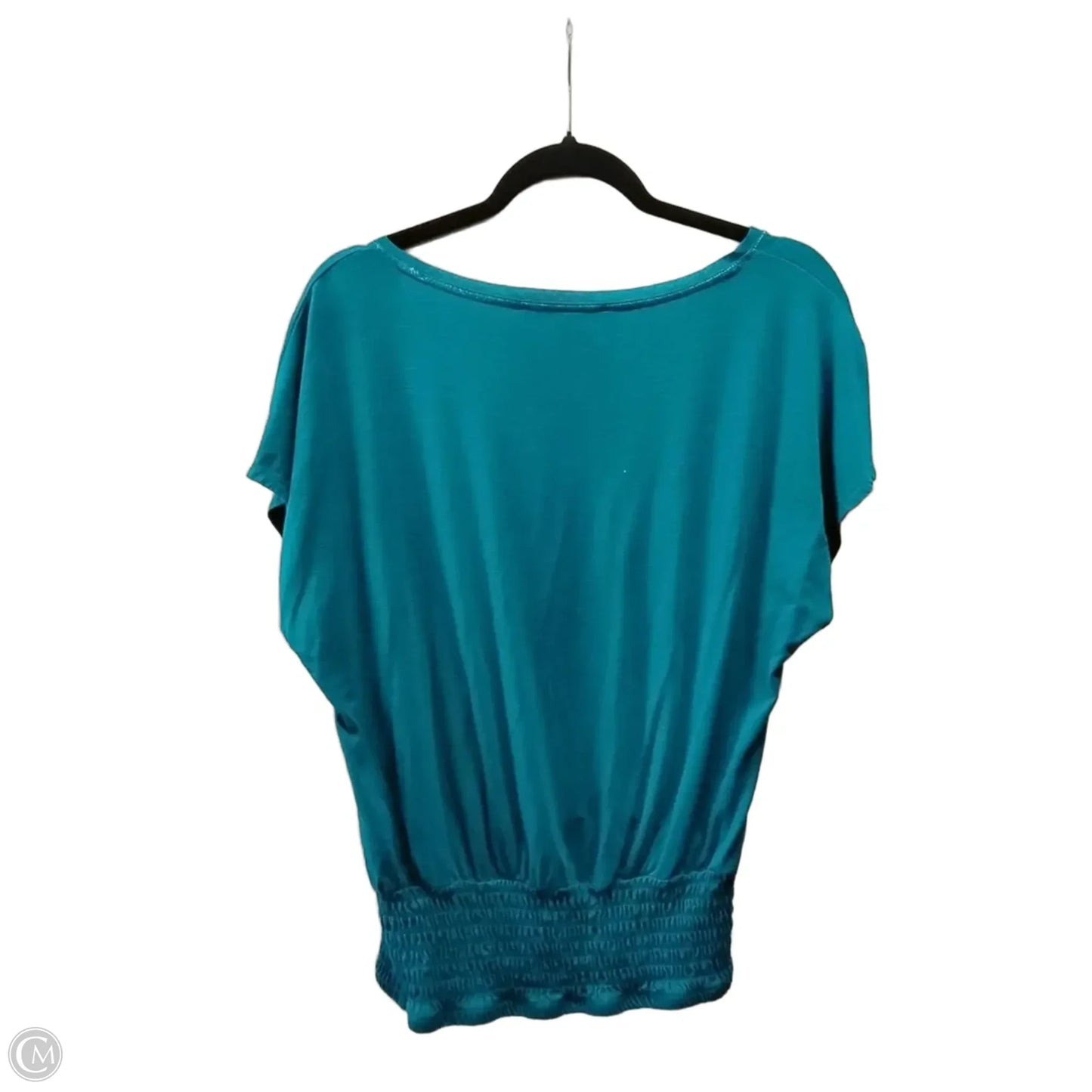 Top Short Sleeve By White House Black Market In Teal, Size: S