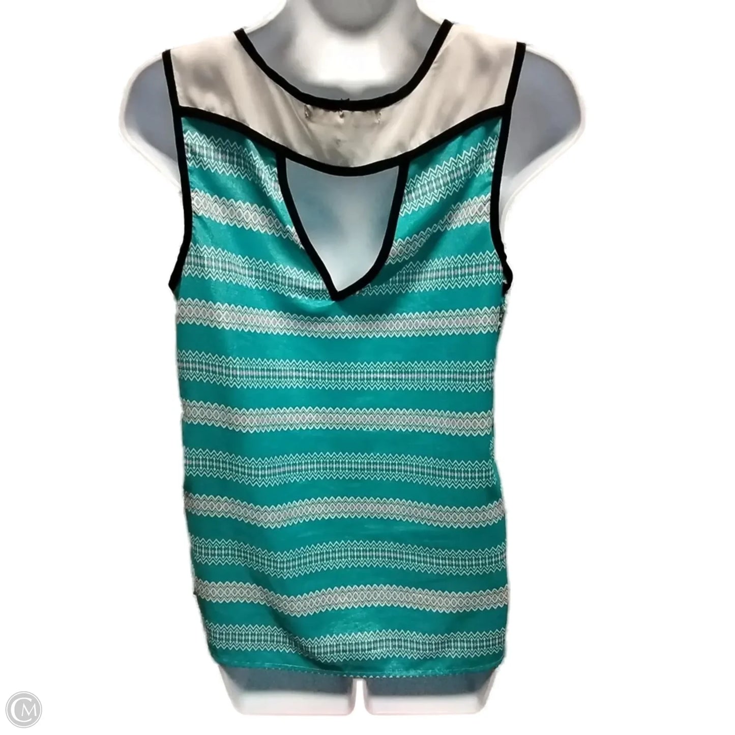 Top Sleeveless By Sweet Rain In Blue & Pink, Size: S