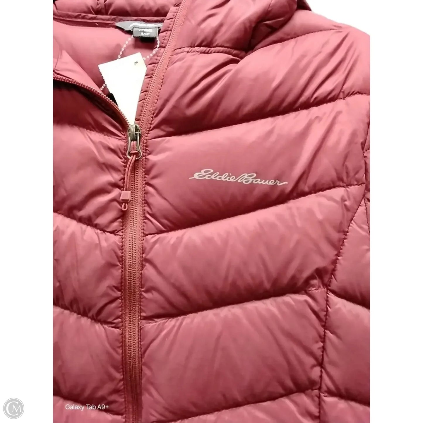 Coat Puffer & Quilted By Eddie Bauer In Red, Size: S