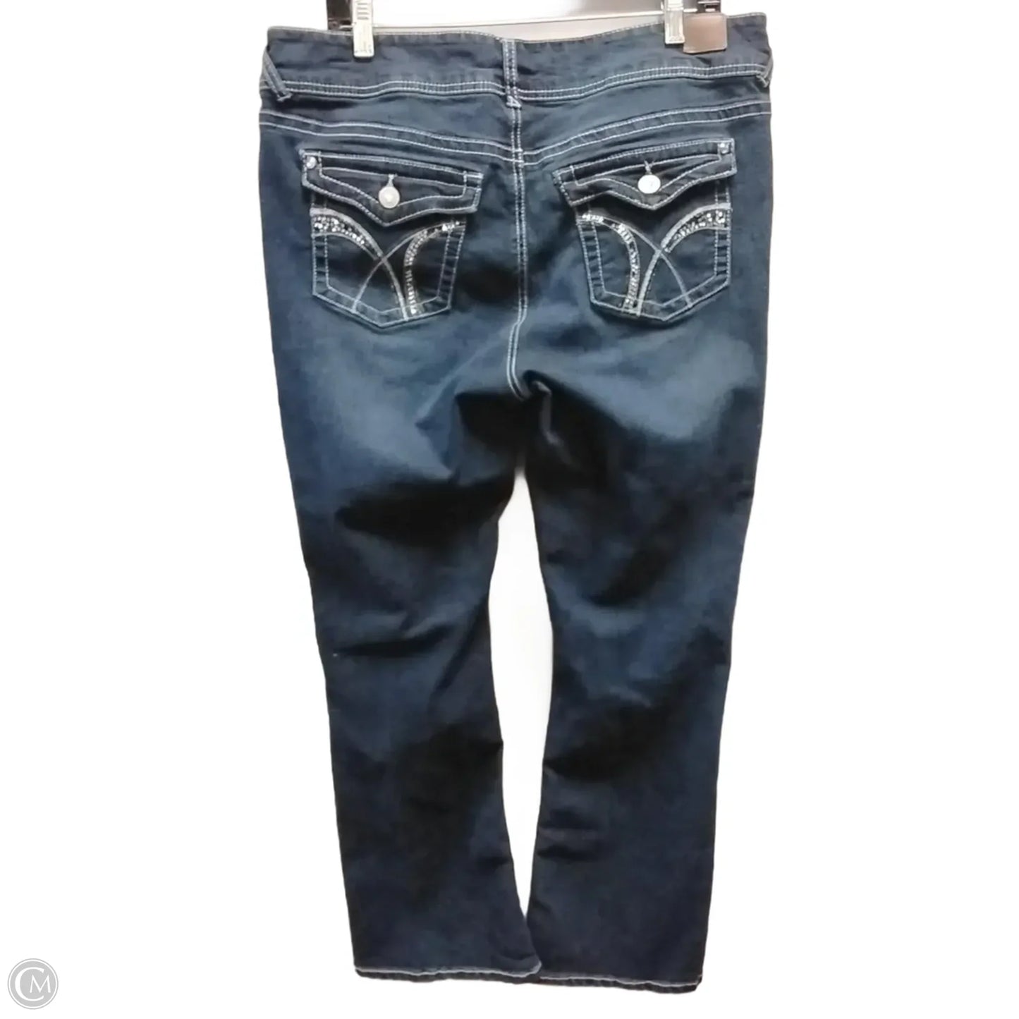 Jeans Boot Cut By Wallflower In Blue Denim, Size: 17