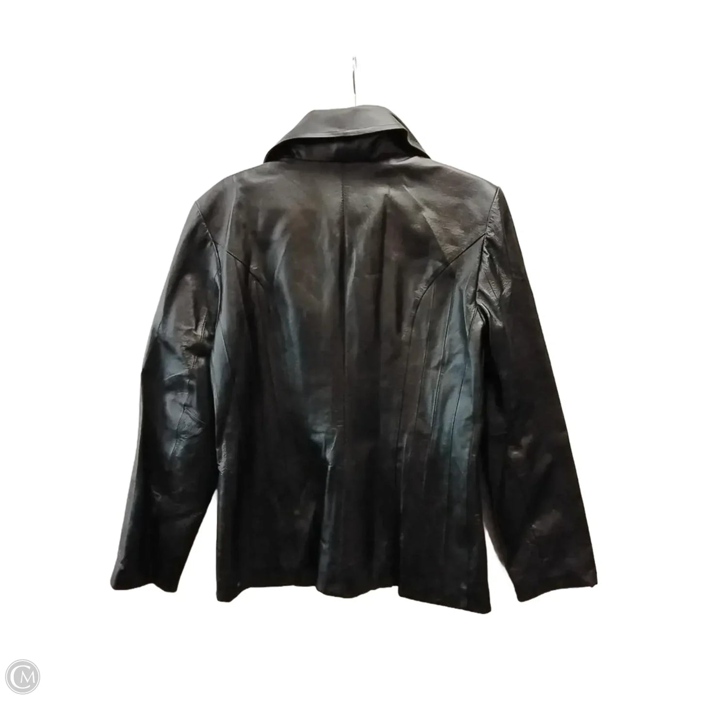 Jacket Leather By East 5th In Black, Size: M