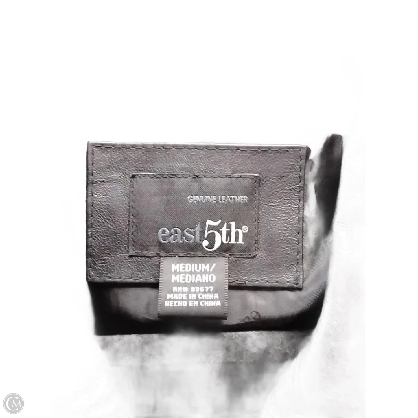 Jacket Leather By East 5th In Black, Size: M