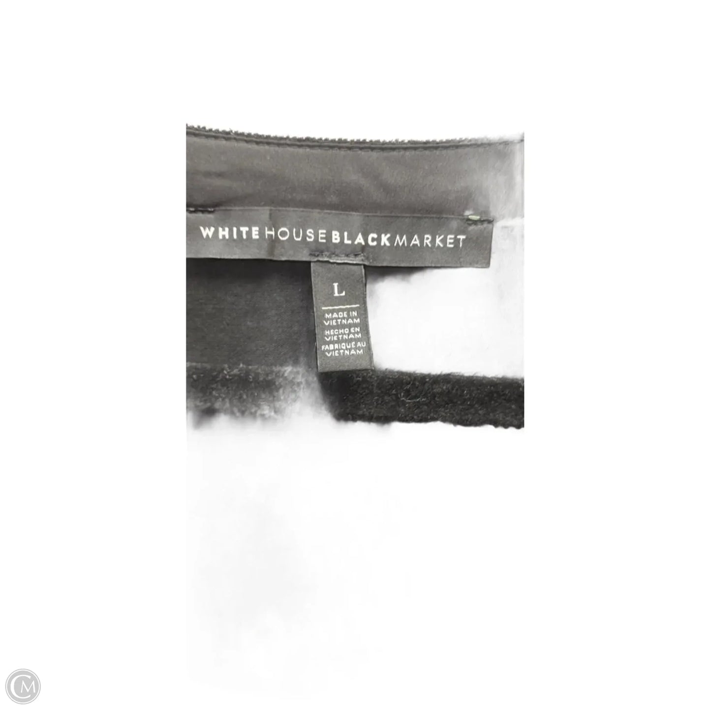 Top Long Sleeve Basic By White House Black Market In Black, Size: L