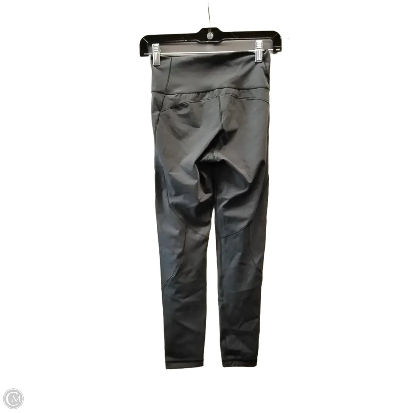 Athletic Leggings By Adidas In Grey, Size: S