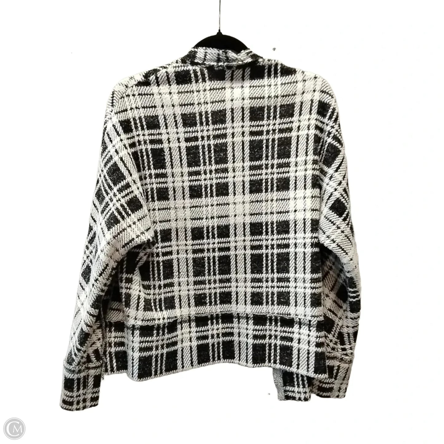 Cardigan By Bke In Checkered Pattern, Size: S