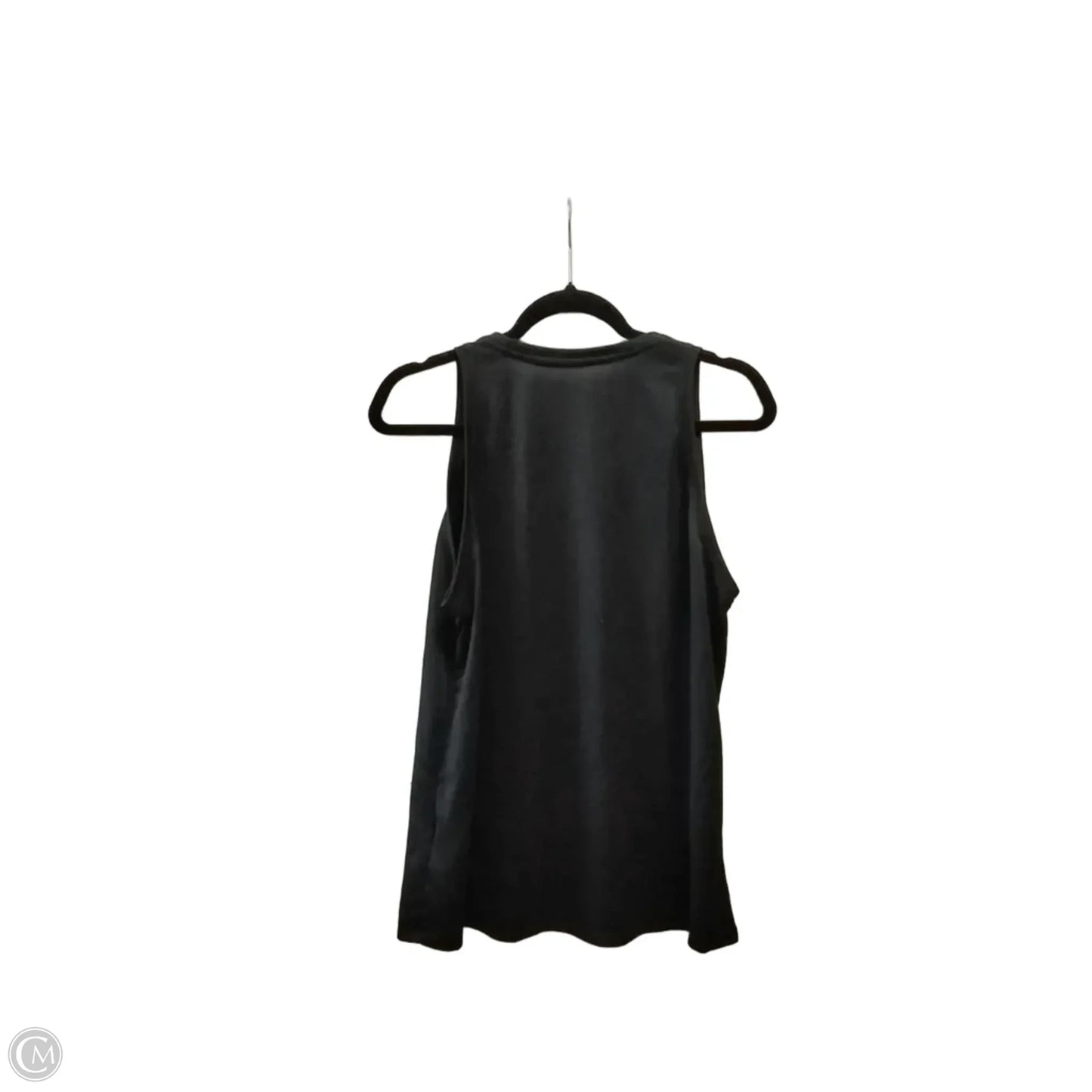 Athletic Tank Top By Nike Apparel In Black, Size: L