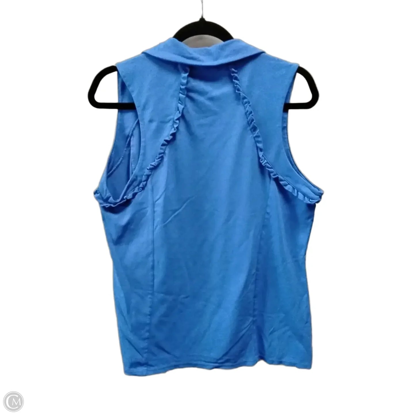 Top Sleeveless Designer By Lilly Pulitzer In Blue, Size: Xl