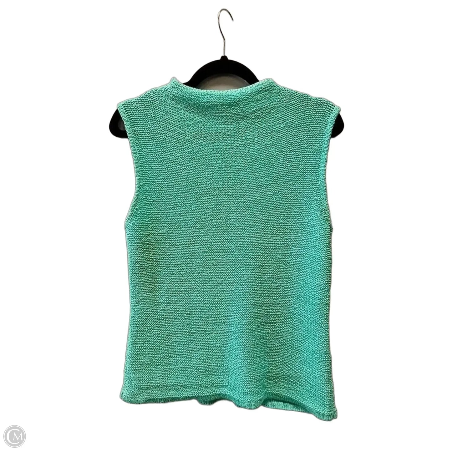 Sweater Short Sleeve By Coldwater Creek In Teal, Size: M