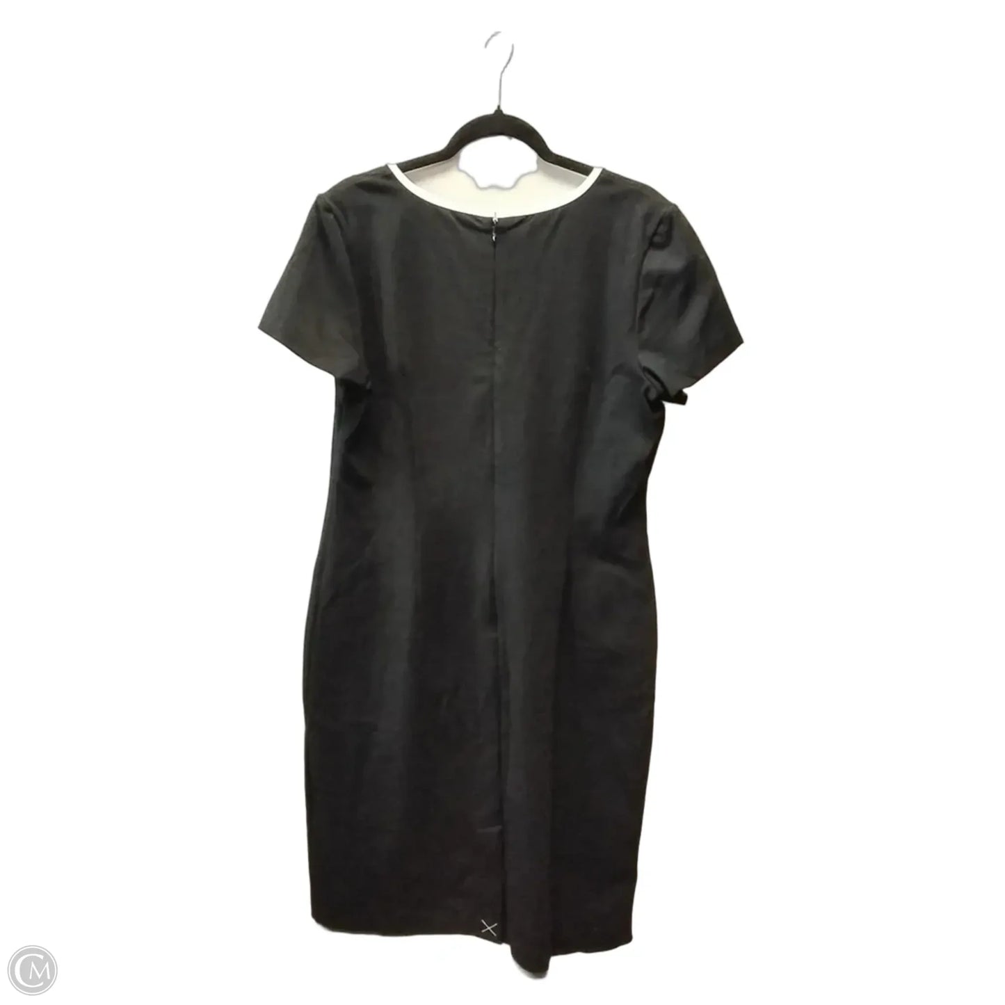 Dress Party Midi By Talbots In Black, Size: 14