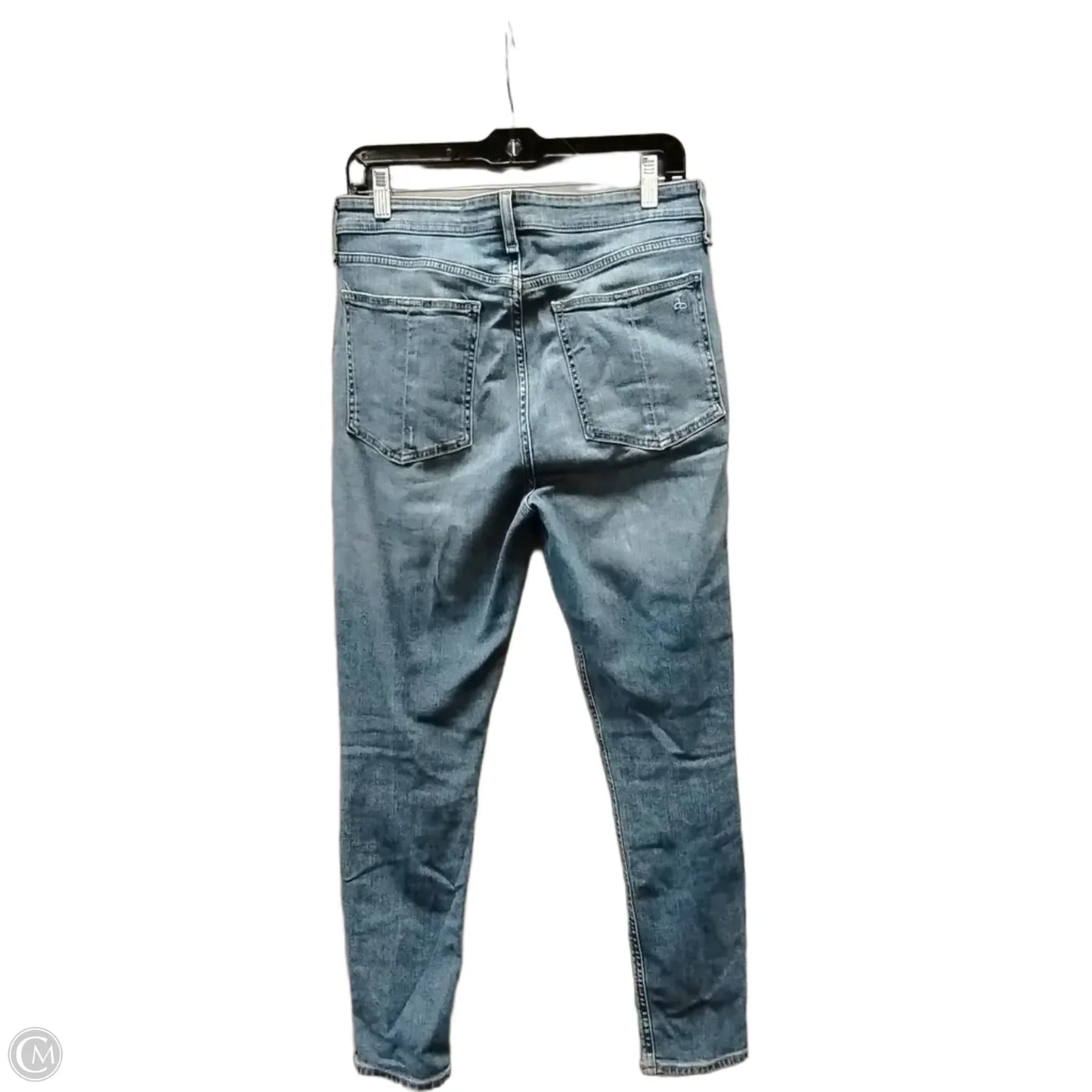 Jeans Straight By Rag And Bone In Blue Denim, Size: 10