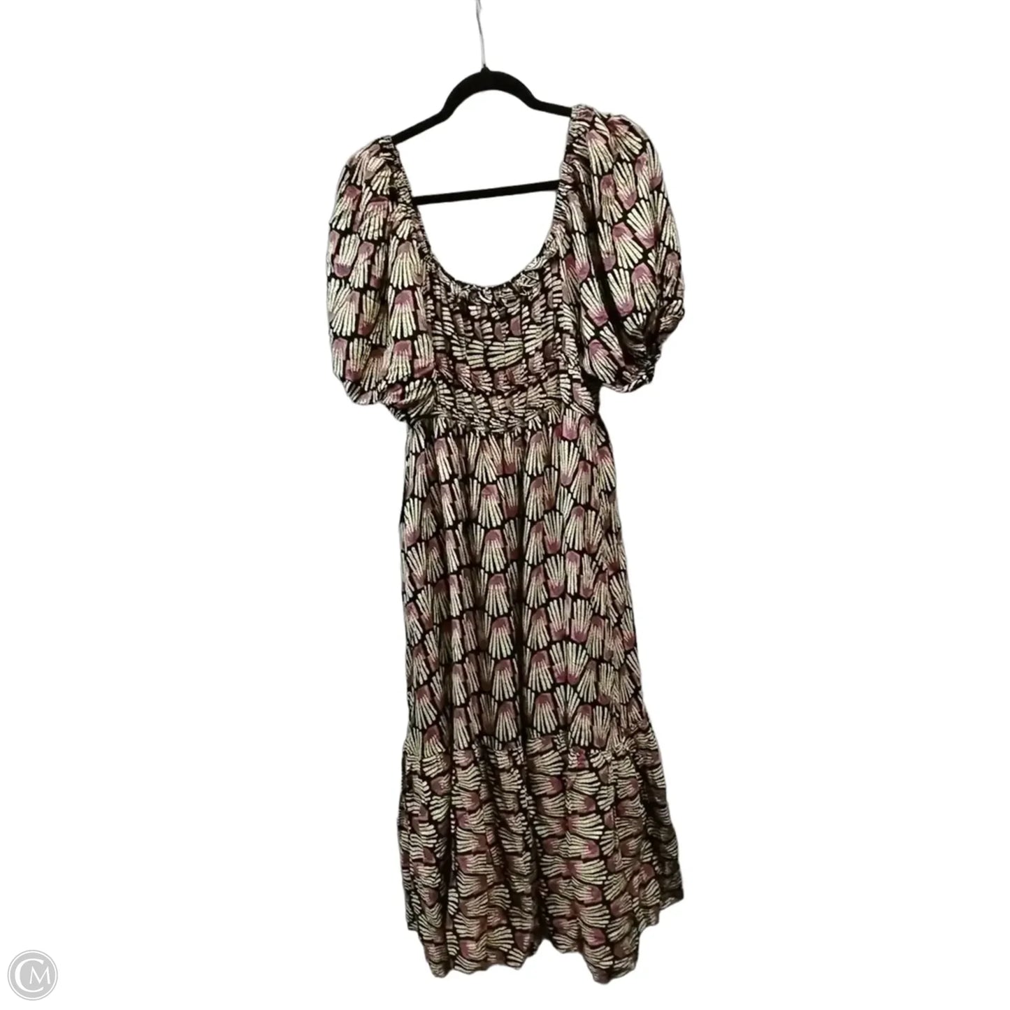 Dress Casual Maxi By Bohme In Purple & Yellow, Size: 14
