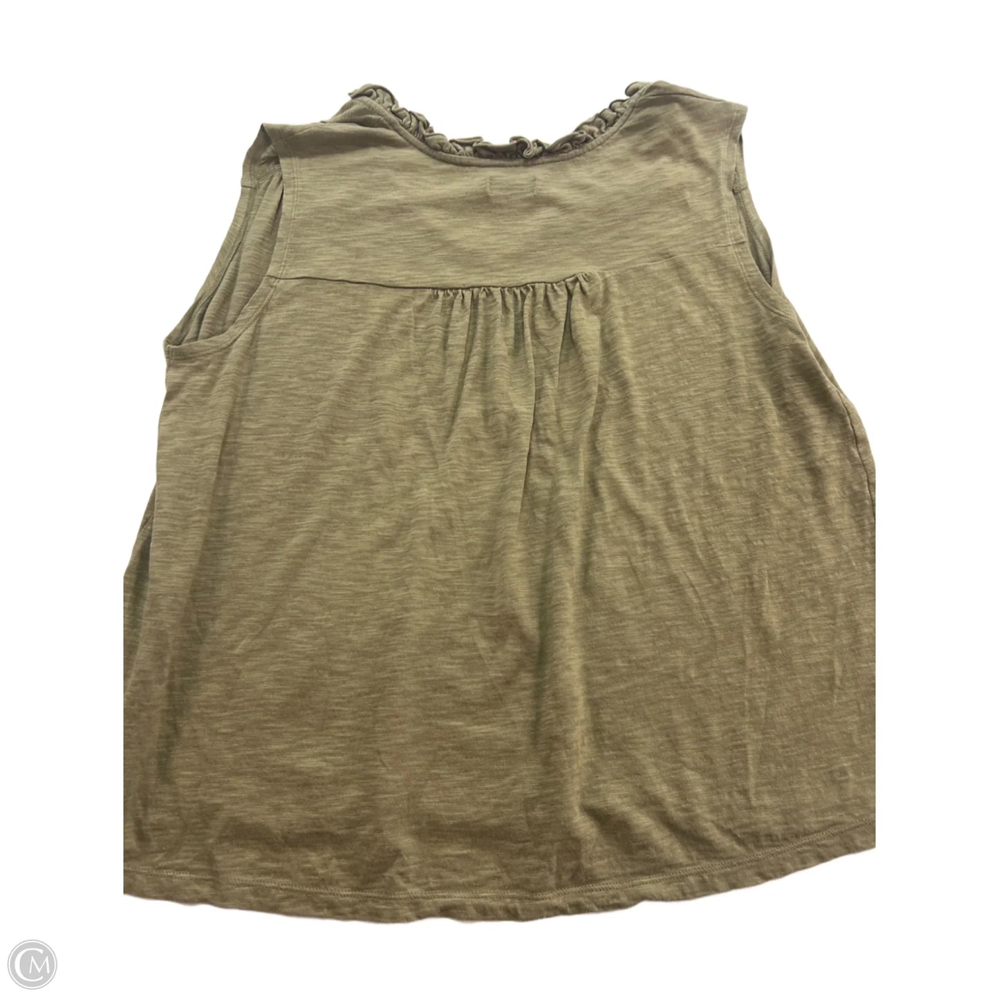 Top Sleeveless Basic By Knox Rose In Green, Size: M