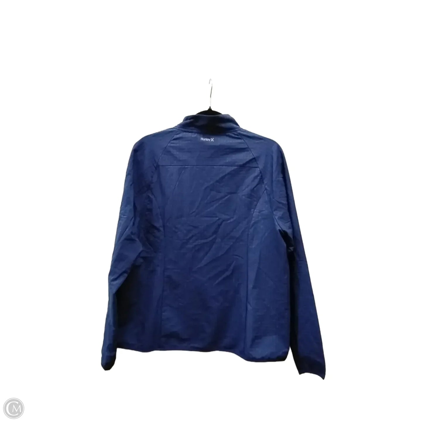 Athletic Jacket By Hurley In Blue, Size: Xl