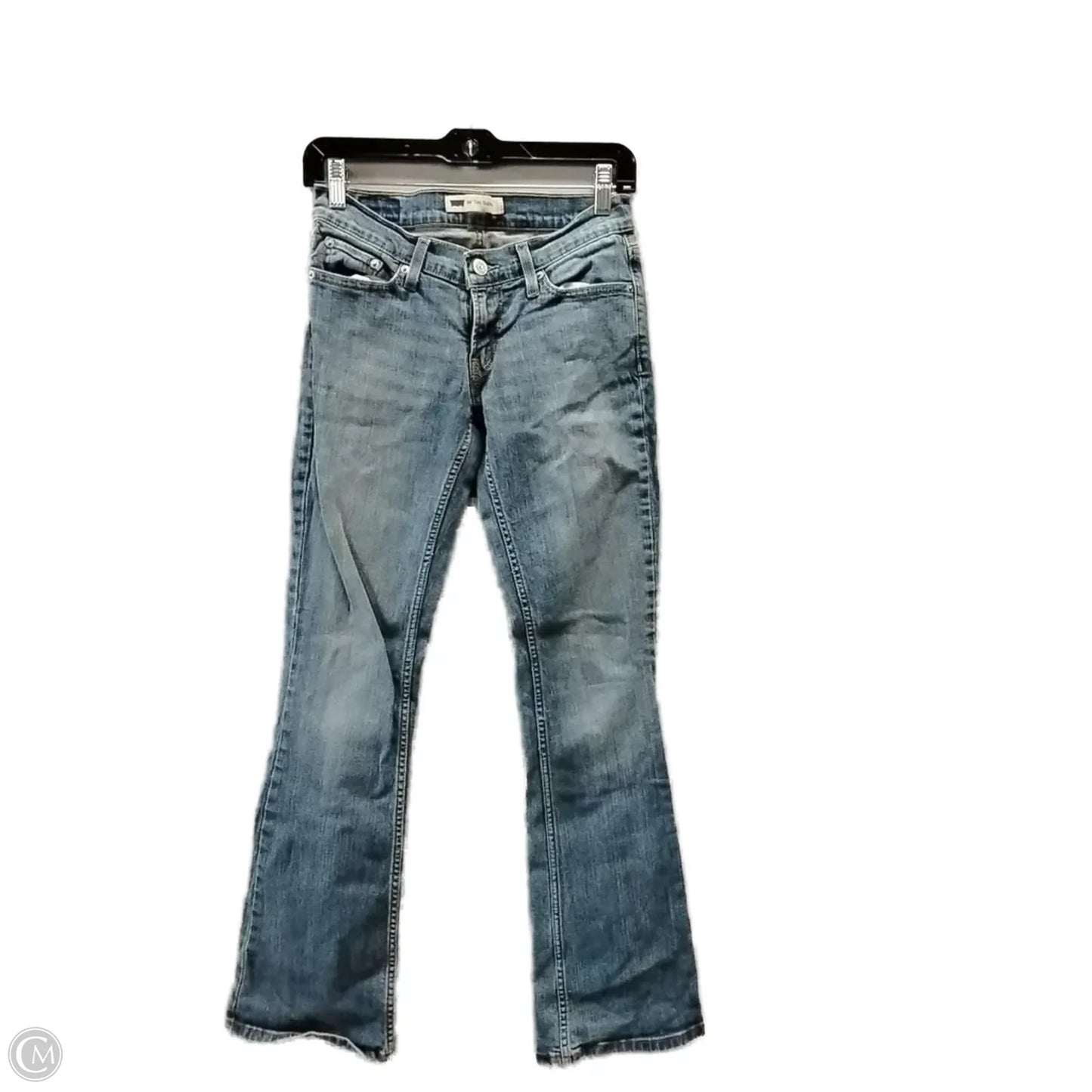 Jeans Straight By Levis In Blue Denim, Size: 5