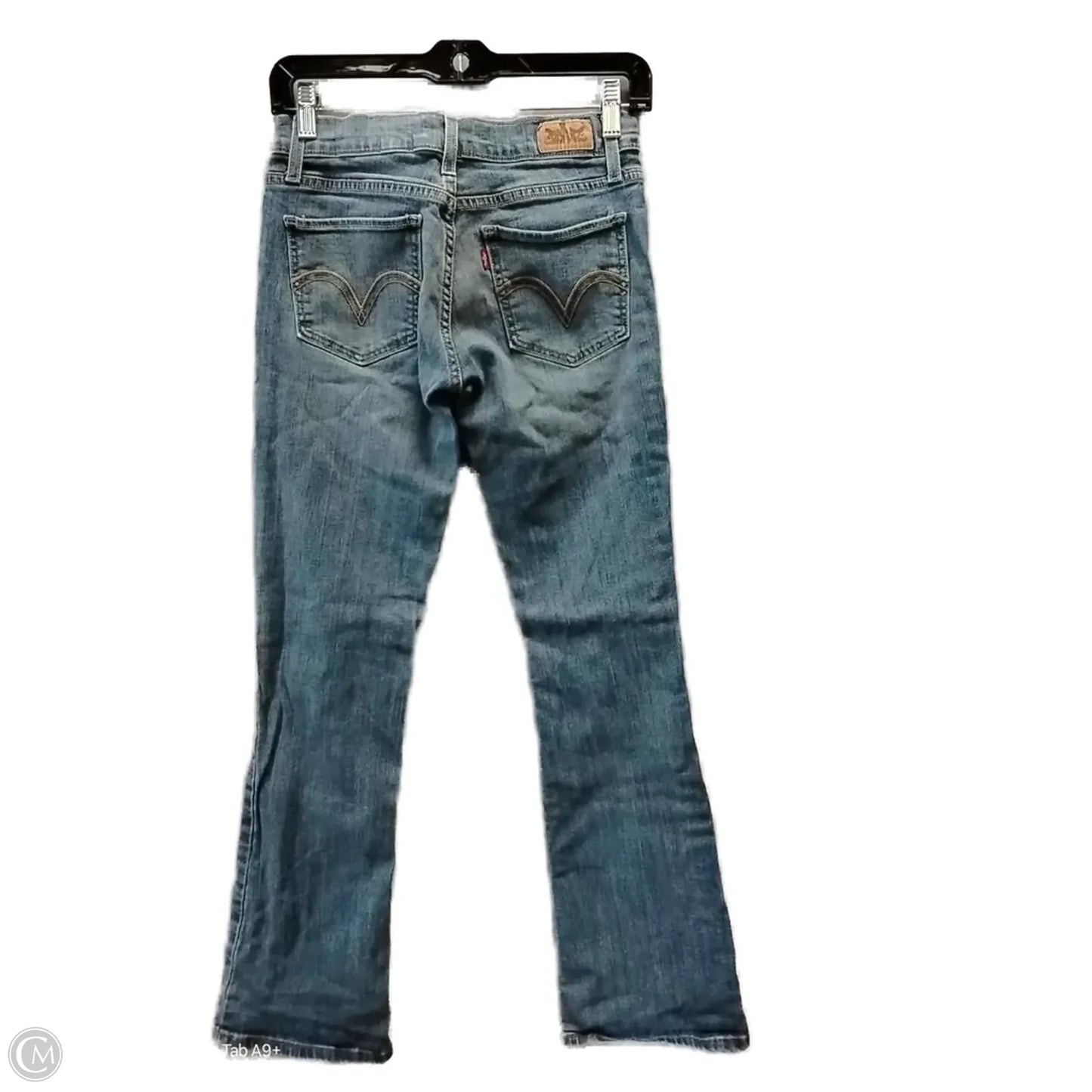 Jeans Straight By Levis In Blue Denim, Size: 5