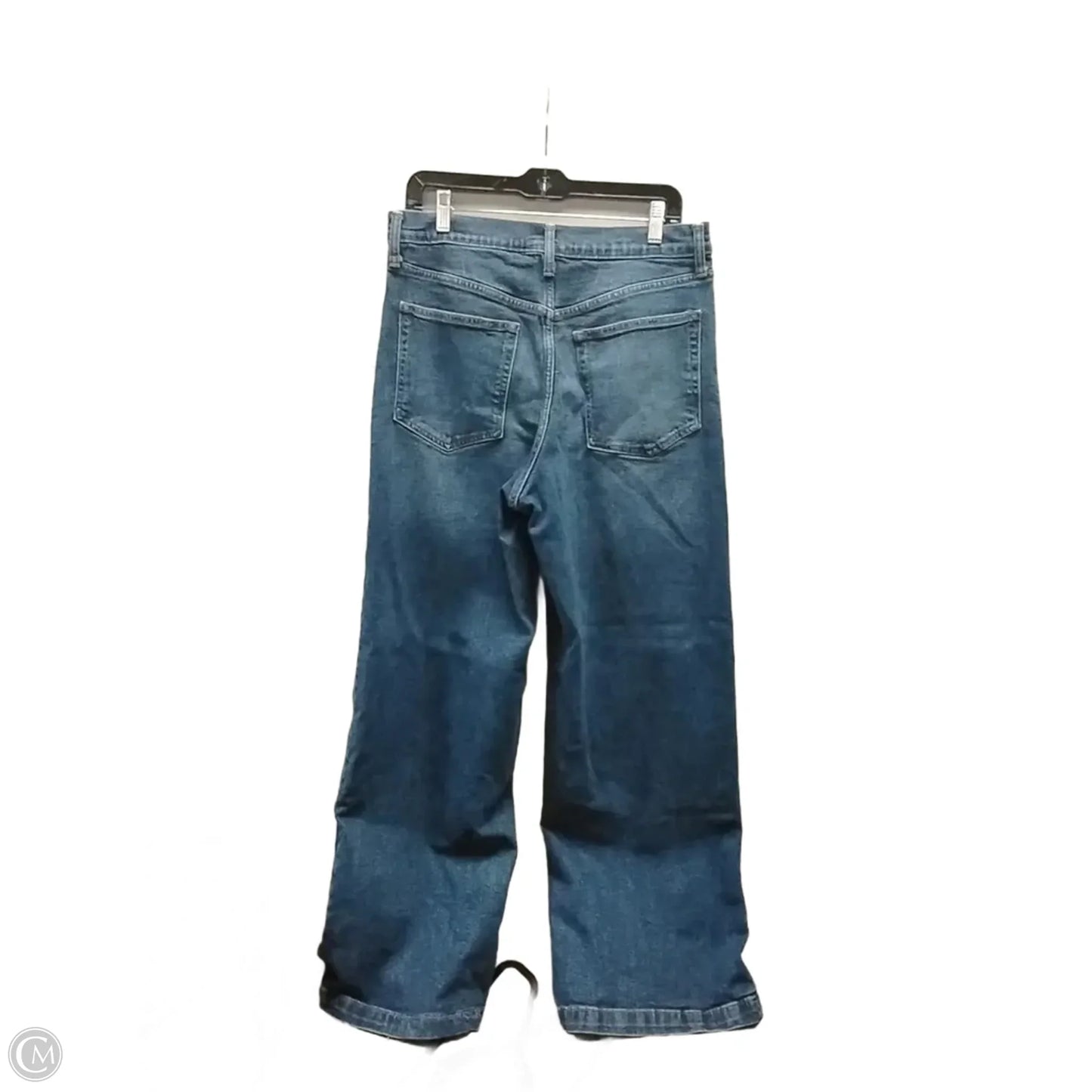 Jeans Wide Leg By Gap In Blue Denim, Size: 12
