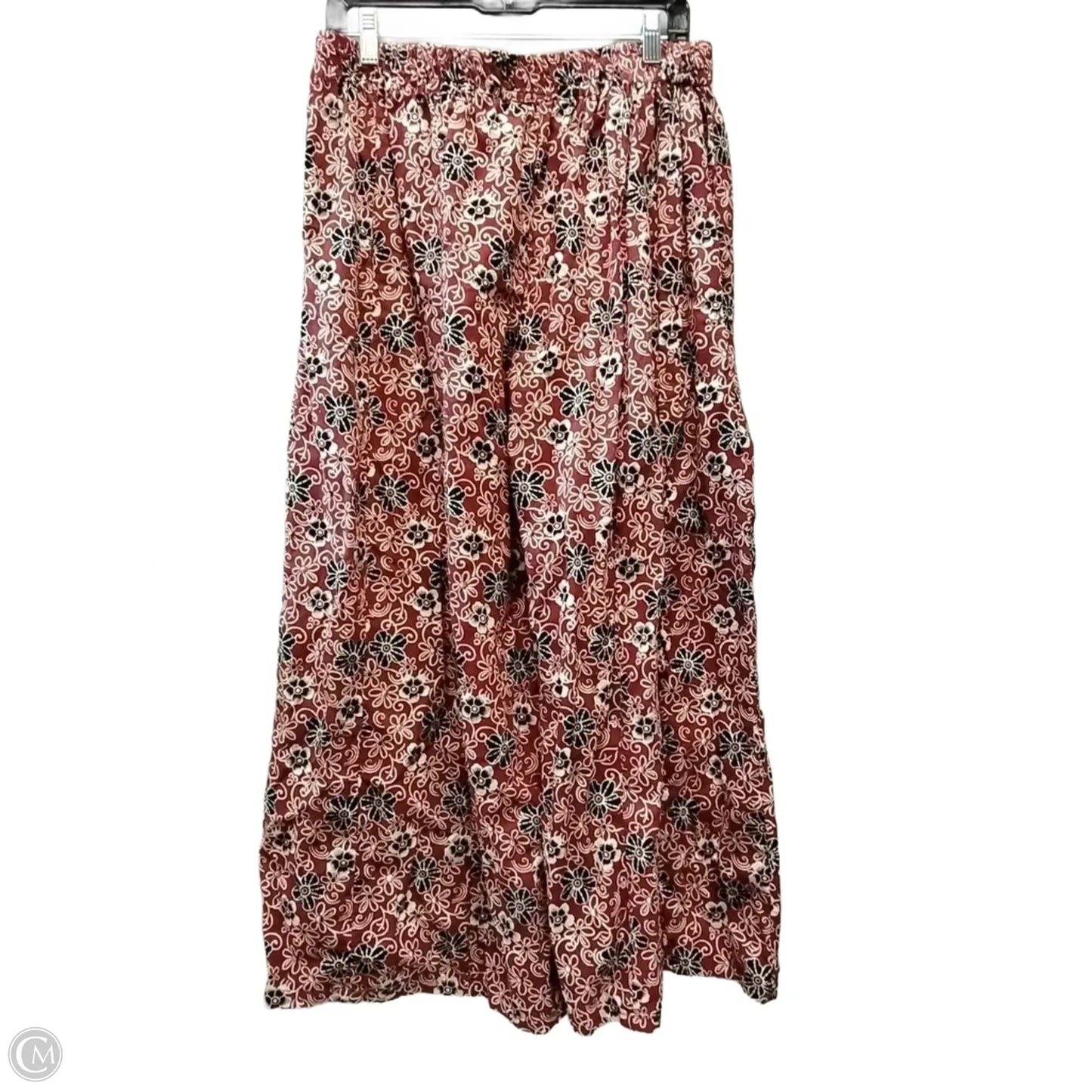 Pants Lounge By Clothes Mentor In Floral Print, Size: L