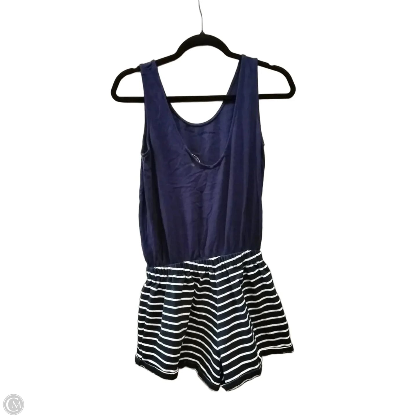 Romper By Umgee In Blue & White, Size: S