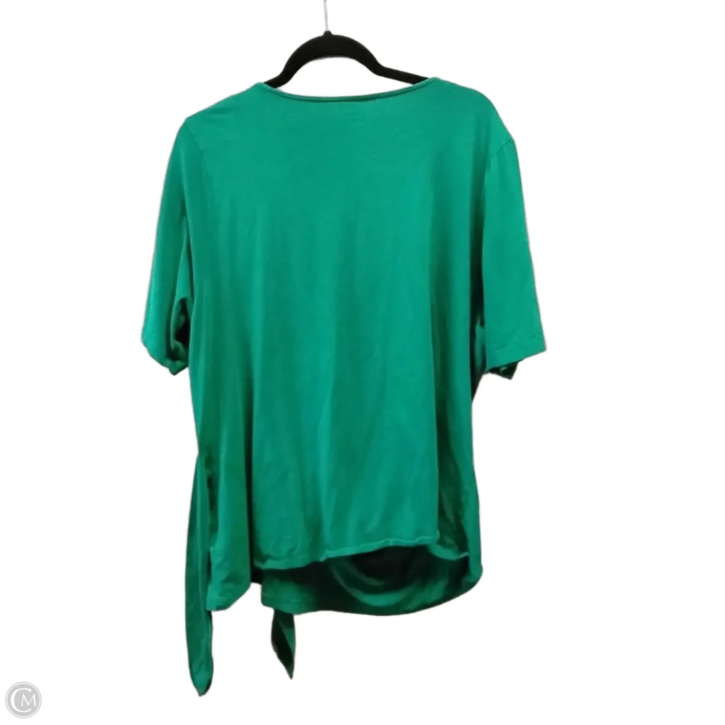 Top Short Sleeve By Lands End In Green, Size: 2x