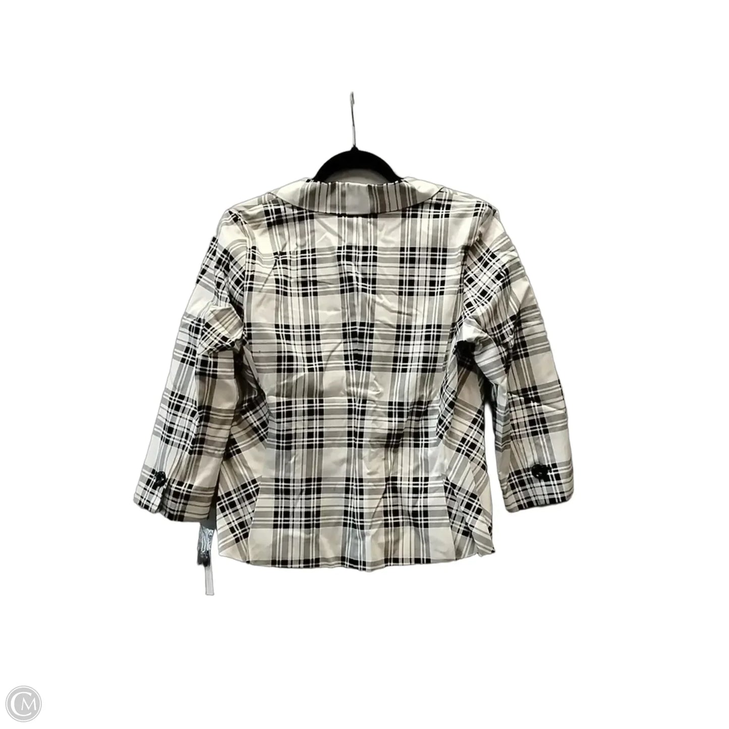 Blazer Designer By Sandro In Striped Pattern, Size: M